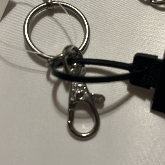 Gunmetal & Silver Metallic Circle Chain Belt L/XL 47” long 1 1/4” across circle - Picture 3 of 8